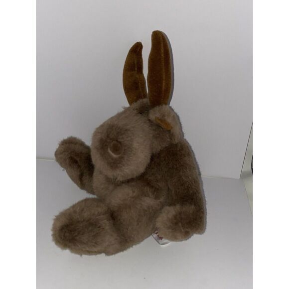 Mary Meyer Plush Marlon Moose 8" Cuddly Brown Soft Stuffed Animal Toy 1992 - Picture 2 of 6